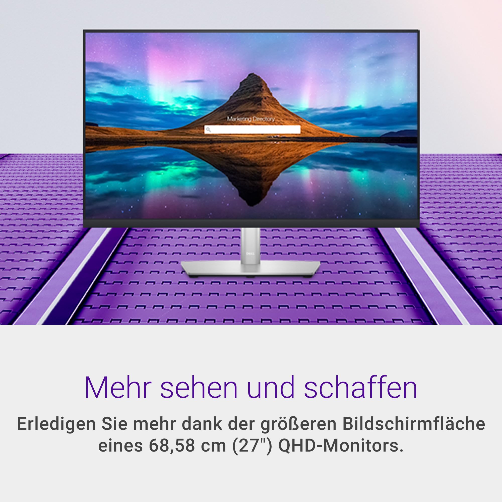 Dell P2723D 27-Zoll QHD Monitor - 99% sRGB, IPS, 5x USB - Dettaglio