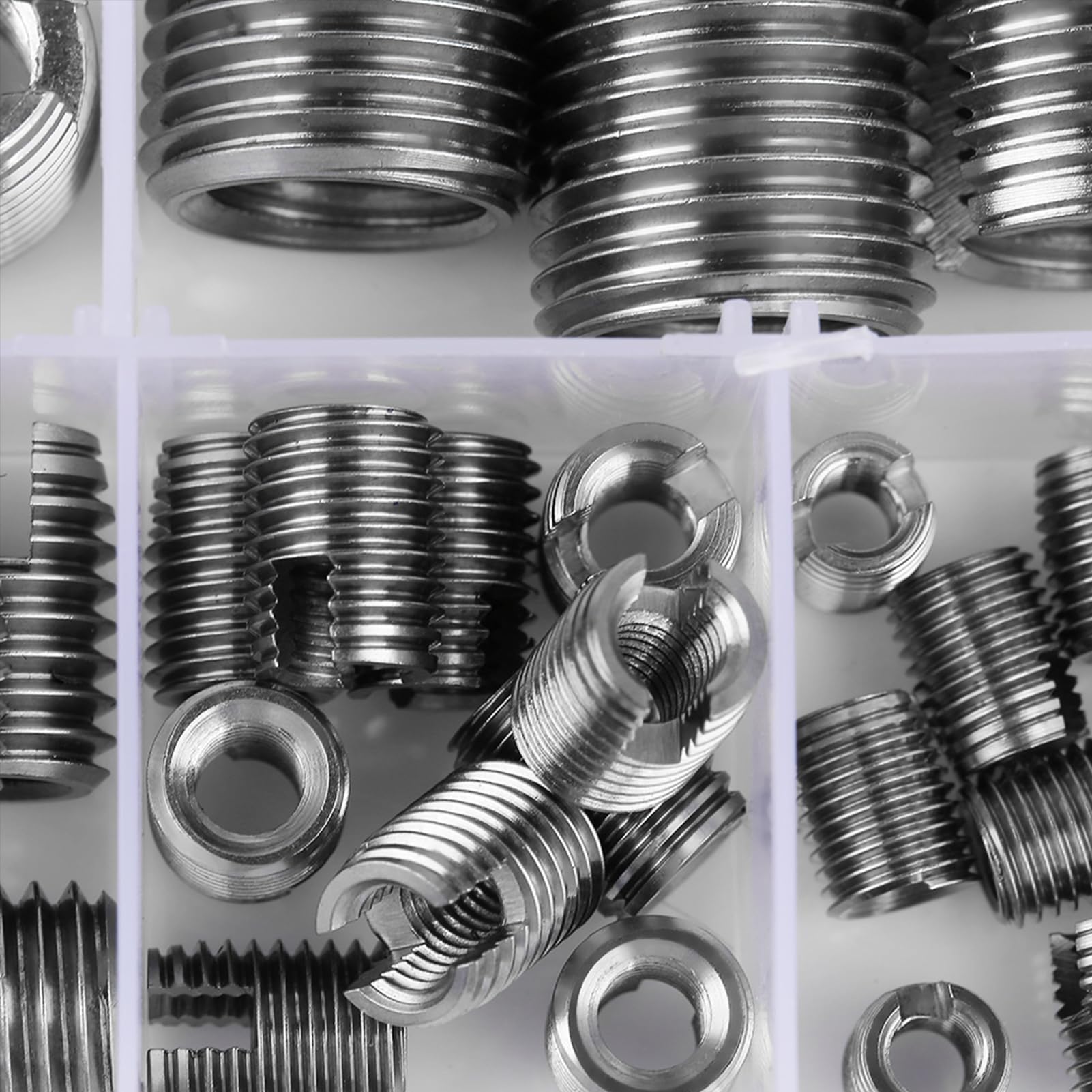 Stainless Steel Thread Inserts - 50 Pcs M3-M10 -8