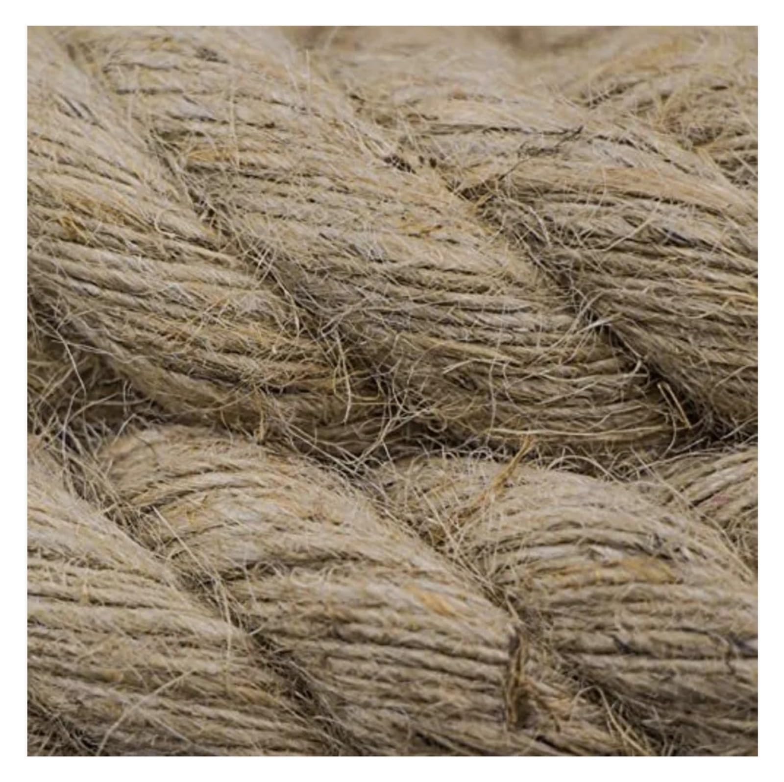 Corda Canapa Naturale Corda di iuta naturale in canapa (40 mm x 2/3/4/10 m) Spago resistente for lavori artigianali, giardinaggio, decorazione amache