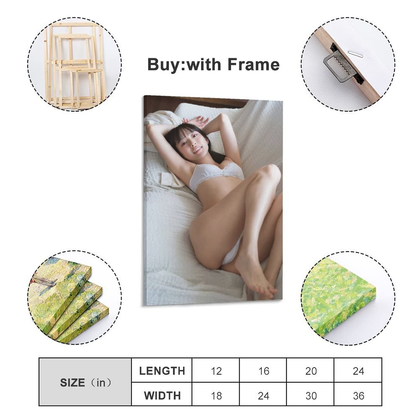 Amazon.co.jp: 高崎かなみポスターセクシー写真壁飾り画像7 キャンバス