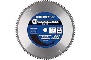 COMOWARE 12-inch 100 Tooth Circular Miter Saw Blade