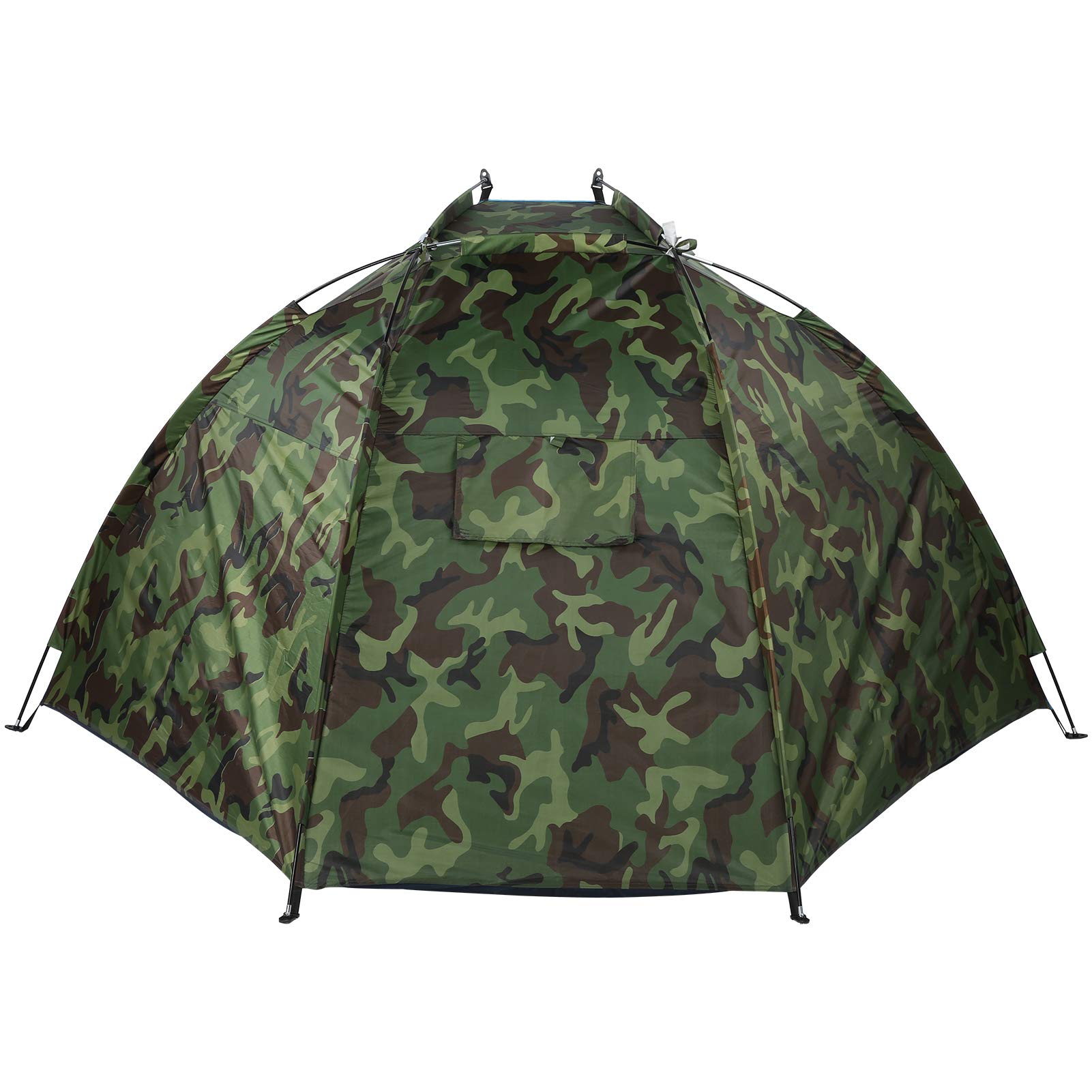 BuyWeek Angelzelt, Outdoor Camping Zelt Tragbarer Wasserdichter Tarnung Sonnenschirm 2 Personen Zelt für Angeln Camping Picknick