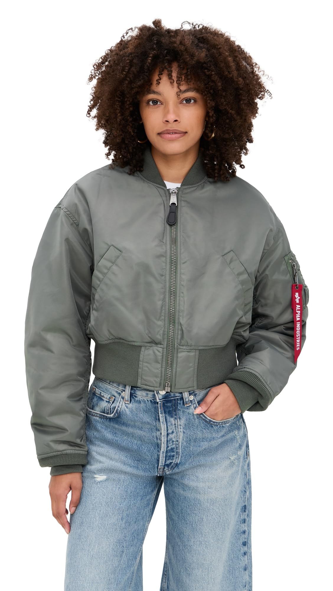 Alpha Industries Women's MA-1 Cropped Flight Jacket
