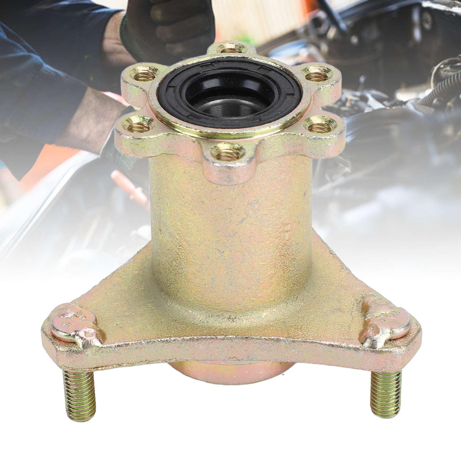 17mm Vordere Scheibenbremsenradnabenfelge 3-Bolzen Stahllegierung für Quad Dirt Bike ATV
