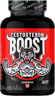 Integratore 'Testosteron Boost' – Supporta Circolazione ed Energia – 30 Capsule – con Radice di Maca, L-arginina, Serenoa Repens – Integratore Alimentare