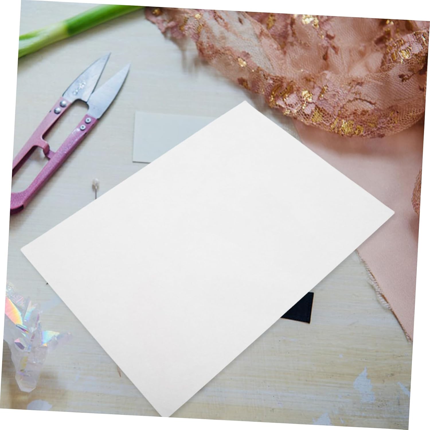 MINAOLULUS 10 Sheets Water Soluble Self Adhesive Embroidery Paper for DIY Projects Quick Application for Embroidery Machines Hand Sewing Versatile Stabilizer for Clothing Home Decor