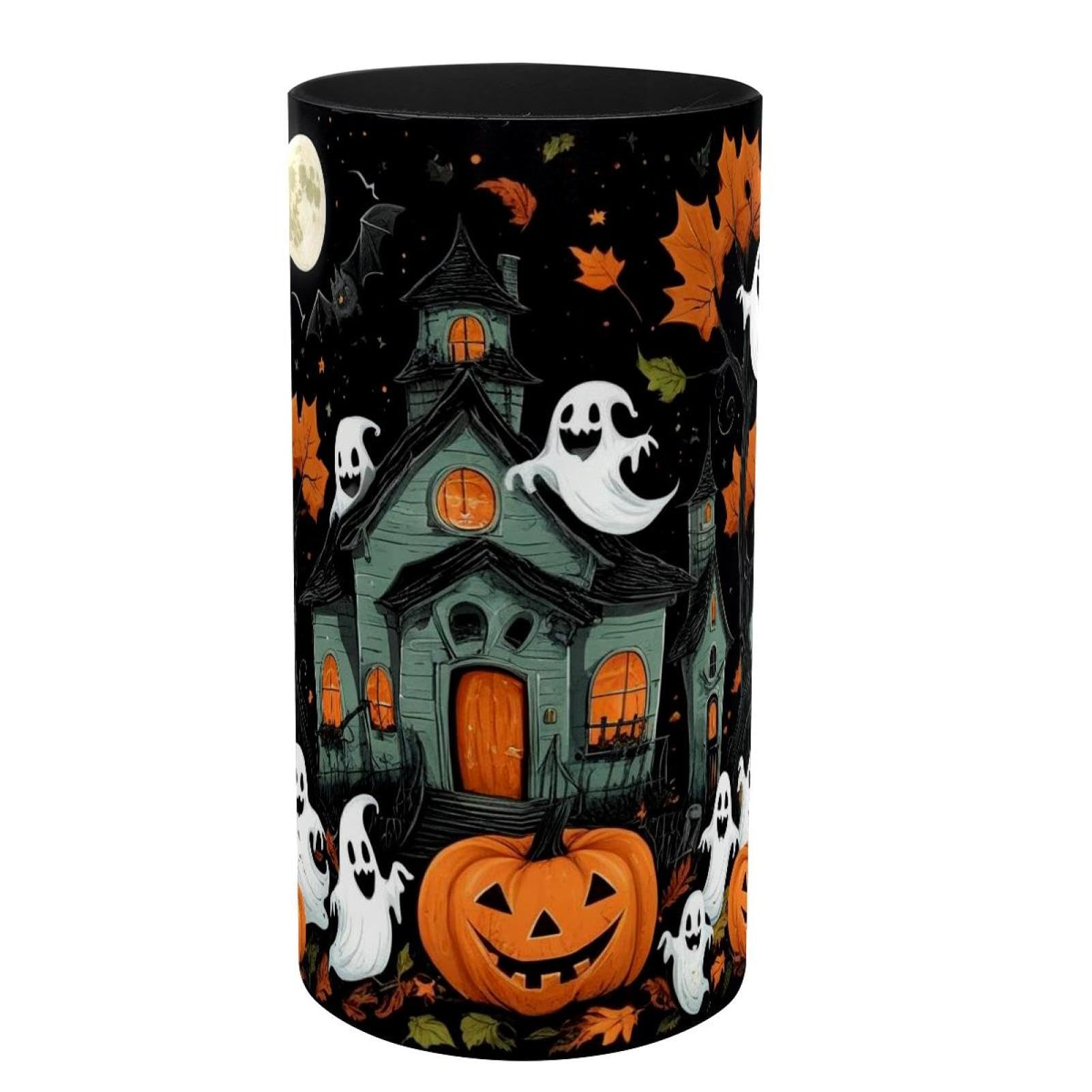 Boîte à musique Halloween pot à crayons et pinceaux cosmétiques