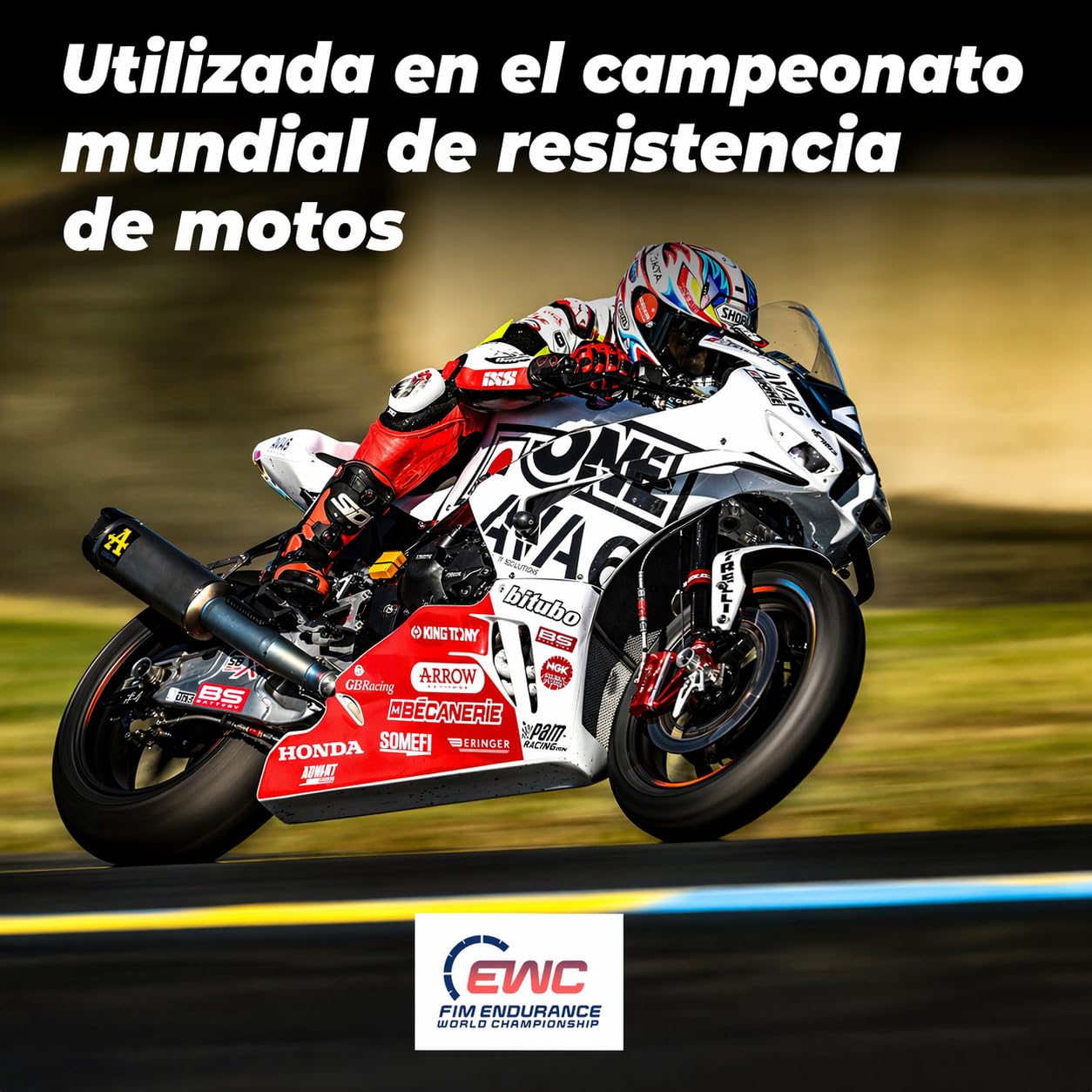 IPONE – Aceite de Motor para Moto 4 Tiempos 5W40 Shogun – Envase de 4 litros – 100% sintético – Gama Racing –Prestaciones excepcionales –Máxima protección del Motor –Probado y Aprobado en competición