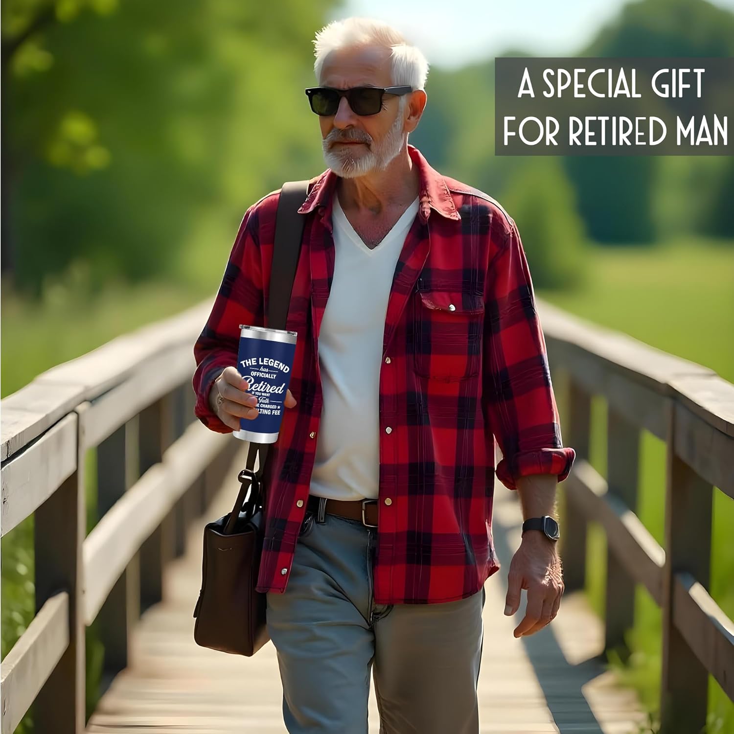 Retirement Gifts for Men - The Legend Has Retired - Retired Tumbler for Dad, Him, Man, Boyfriend, Husband - 20 Oz Tumbler Best Gift for Retirement Men, Fathers Day, Birthday, Christmas Gifts - Image 7