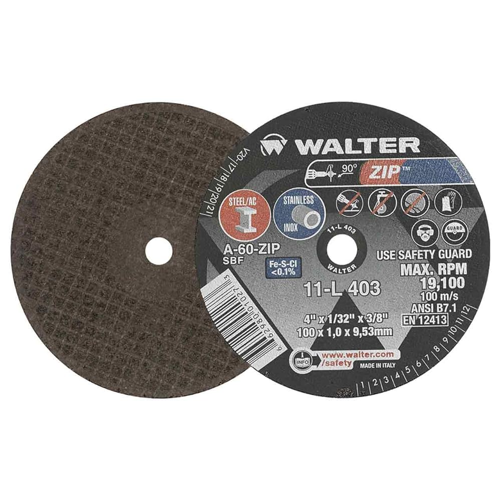 Lisa　1204040 Amazon.com: Walter 11L403 4x1/32x3/8 Zip Steel and Stainless