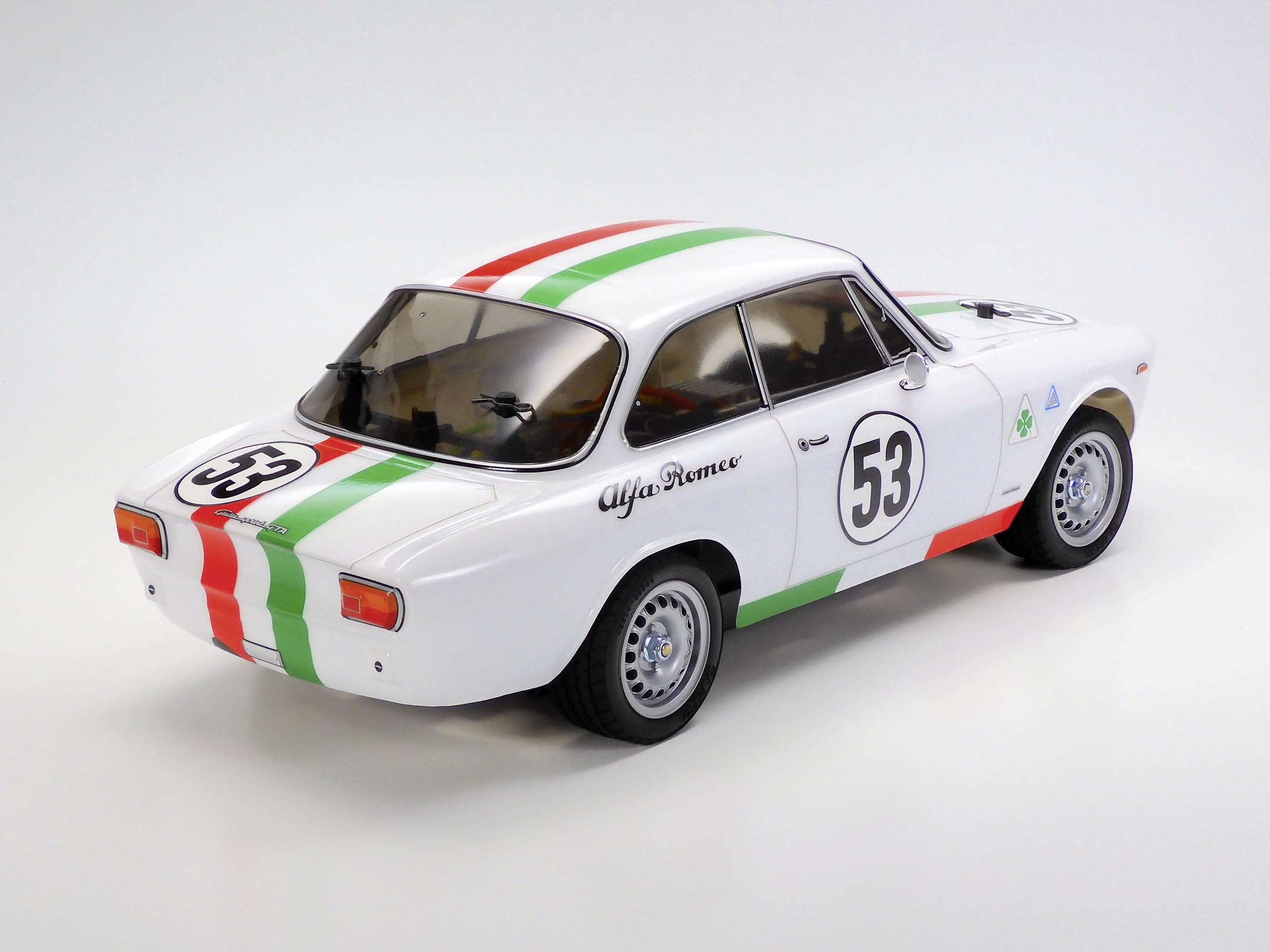 Tamiya 1:10 RC Alfa Romeo Giulia Club MB-01 Kit, carrozzeria verniciata