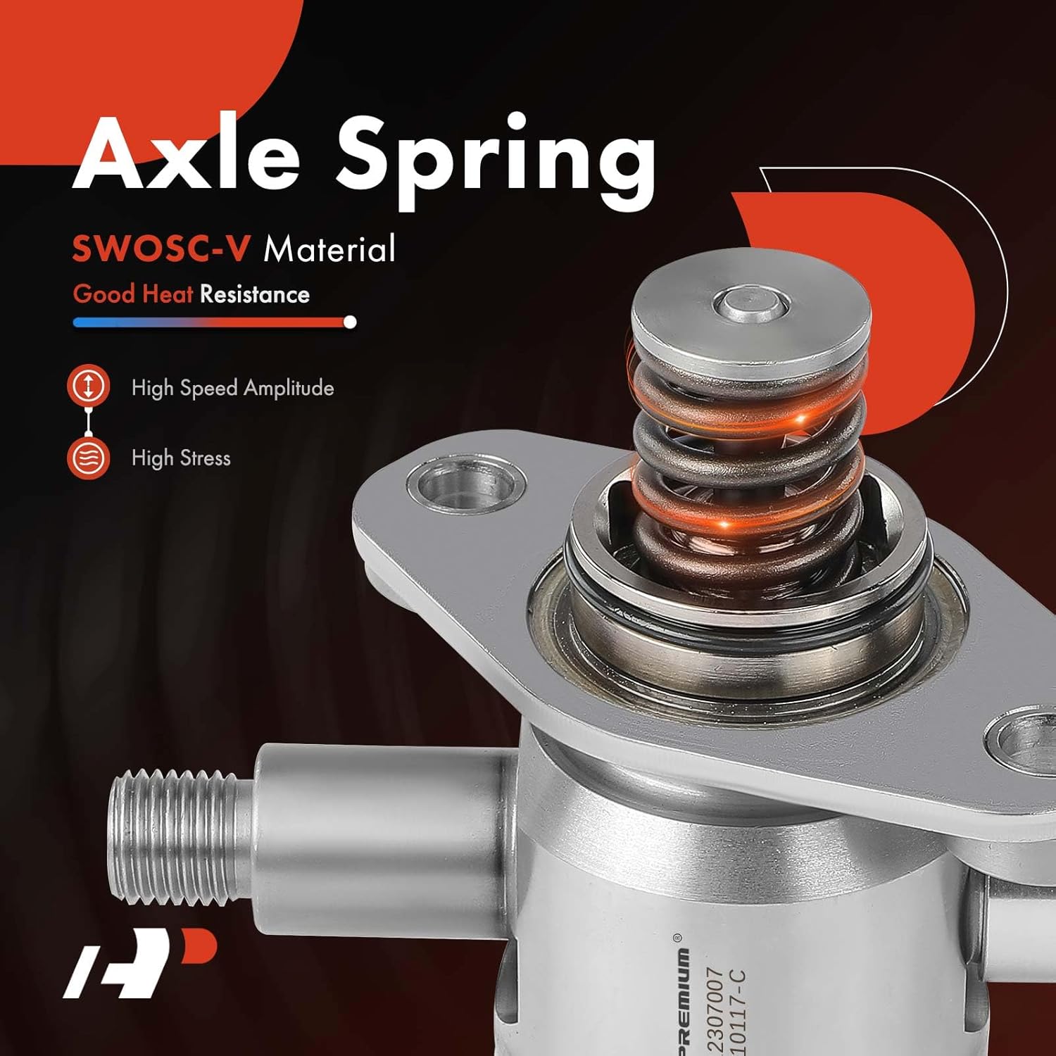 A-Premium Direct Injection High Pressure Fuel Pump with O-Ring and Bolts Compatible with GMC Acadia/Canyon 2017-2019 & Chevrolet Camaro 2016-2019, Colorado 2017-2019 & Cadillac CTS, CT6, ATS
