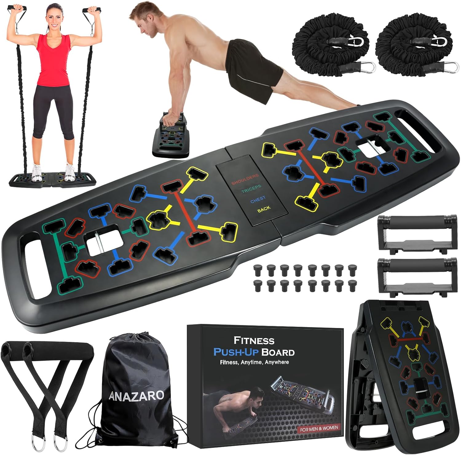 ANAZARO Large Push Up Board,Home Workout Equipment