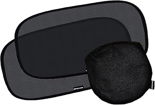 Enovoe Parasol para ventana de automóvil para bebé, (4 unidades), XL - 25 x 16 pulgadas - Parasol para ventanas - Protección solar, deslumbramiento