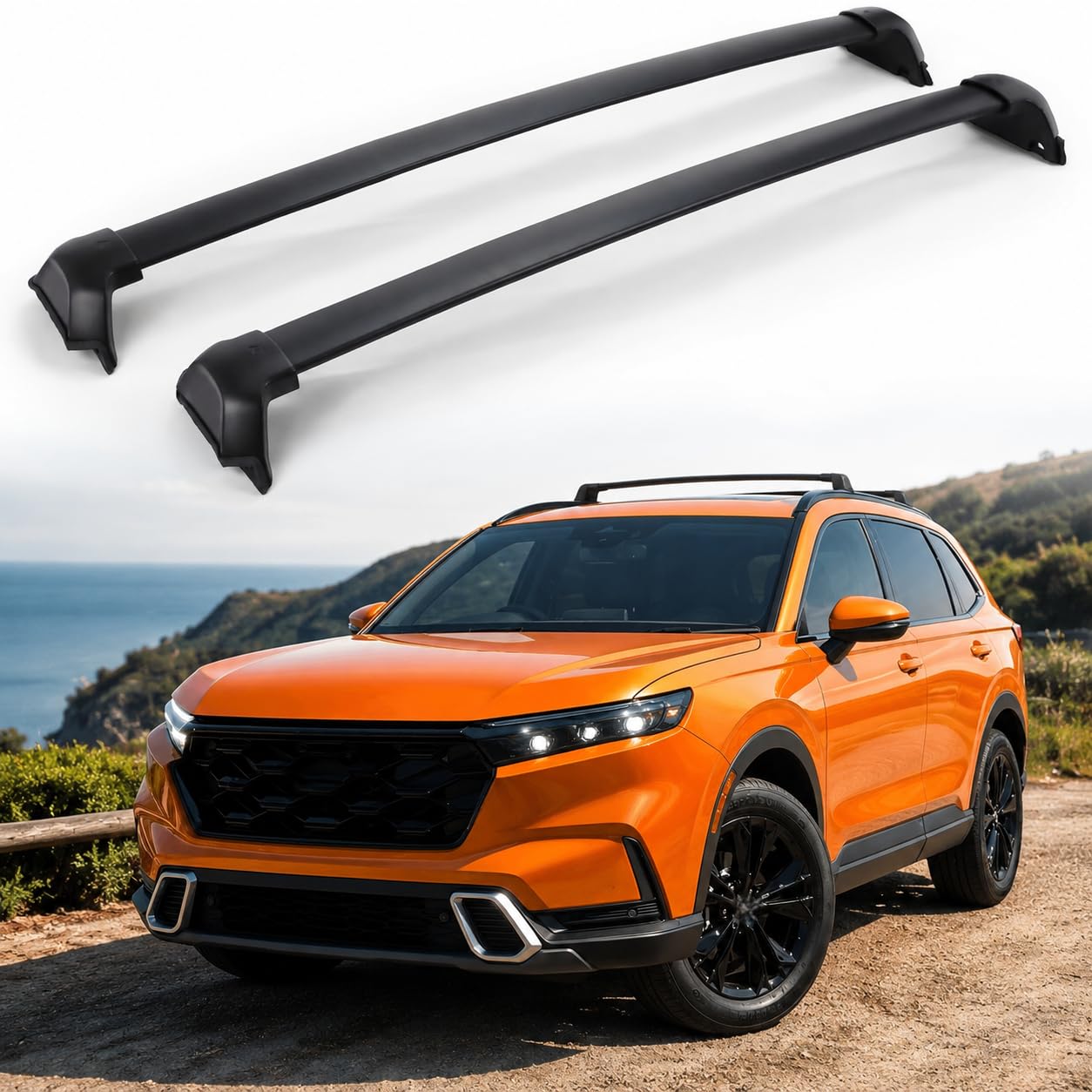 Amazon | 220ポンド ルーフラック クロスバー ホンダ CR-V CRV & CRV