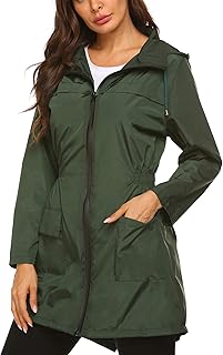 long lined raincoat with hood