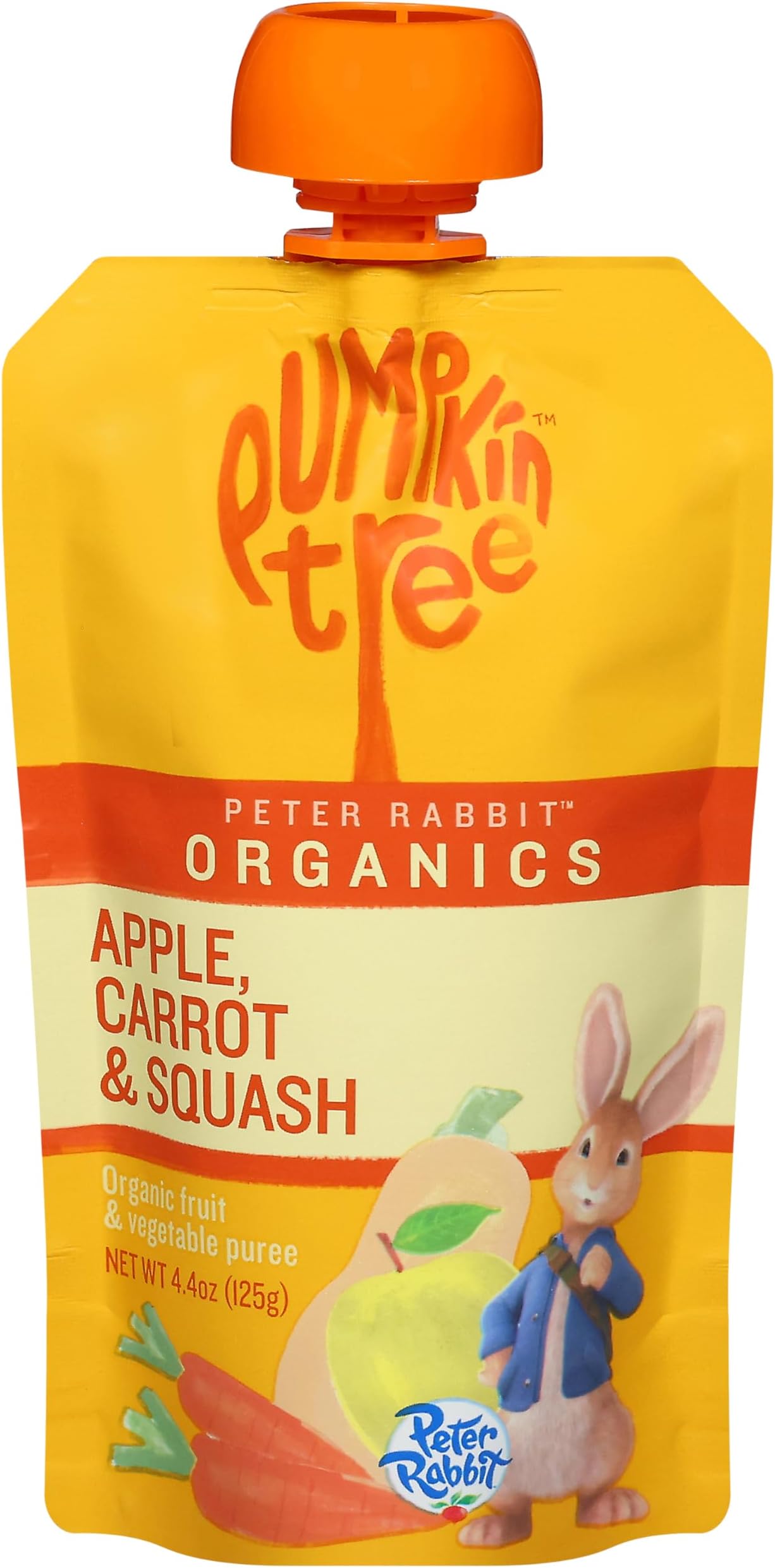 Peter Rabbit Organics Baby Carrot Squash Apple, 4.40 oz