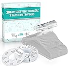 Drawer Organizer Baby Clothes Tiny Trees Baby Wardrobe Dividers In Gift Box - 8X Unisex Baby Clothes Dividers 0-24 Months - Newborn Baby Gifts For Parents, Baby Clothes Organiser Baby Clothes Organizer