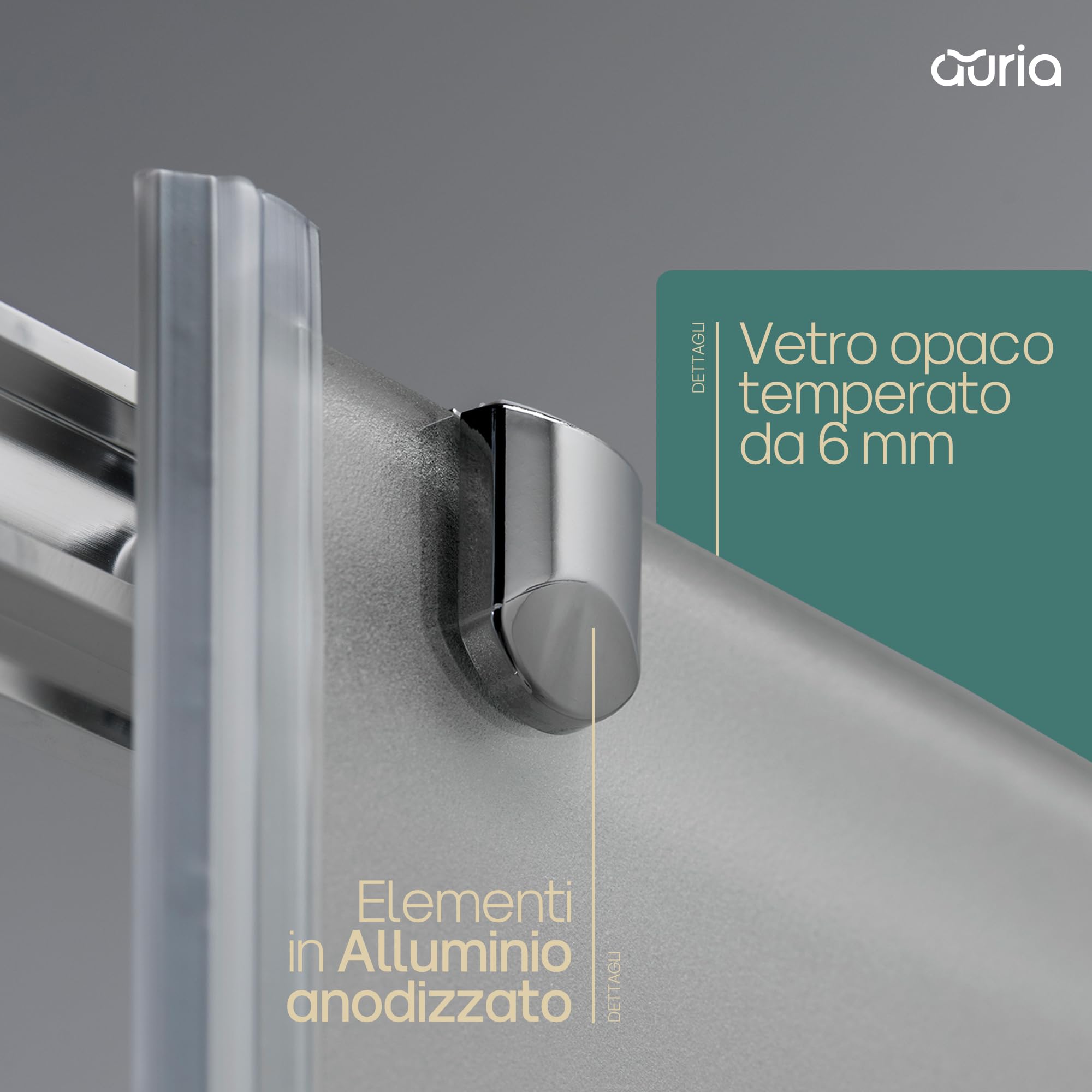 Box Doccia Angolare 70x90 cm - Cabina Doccia con Porta Scorrevole Vetro Temperato 6mm,Opaco e Anticalcare con Profilo in Alluminio Cromato e Chiusura Magnetica - Facile da Installare e Pulire