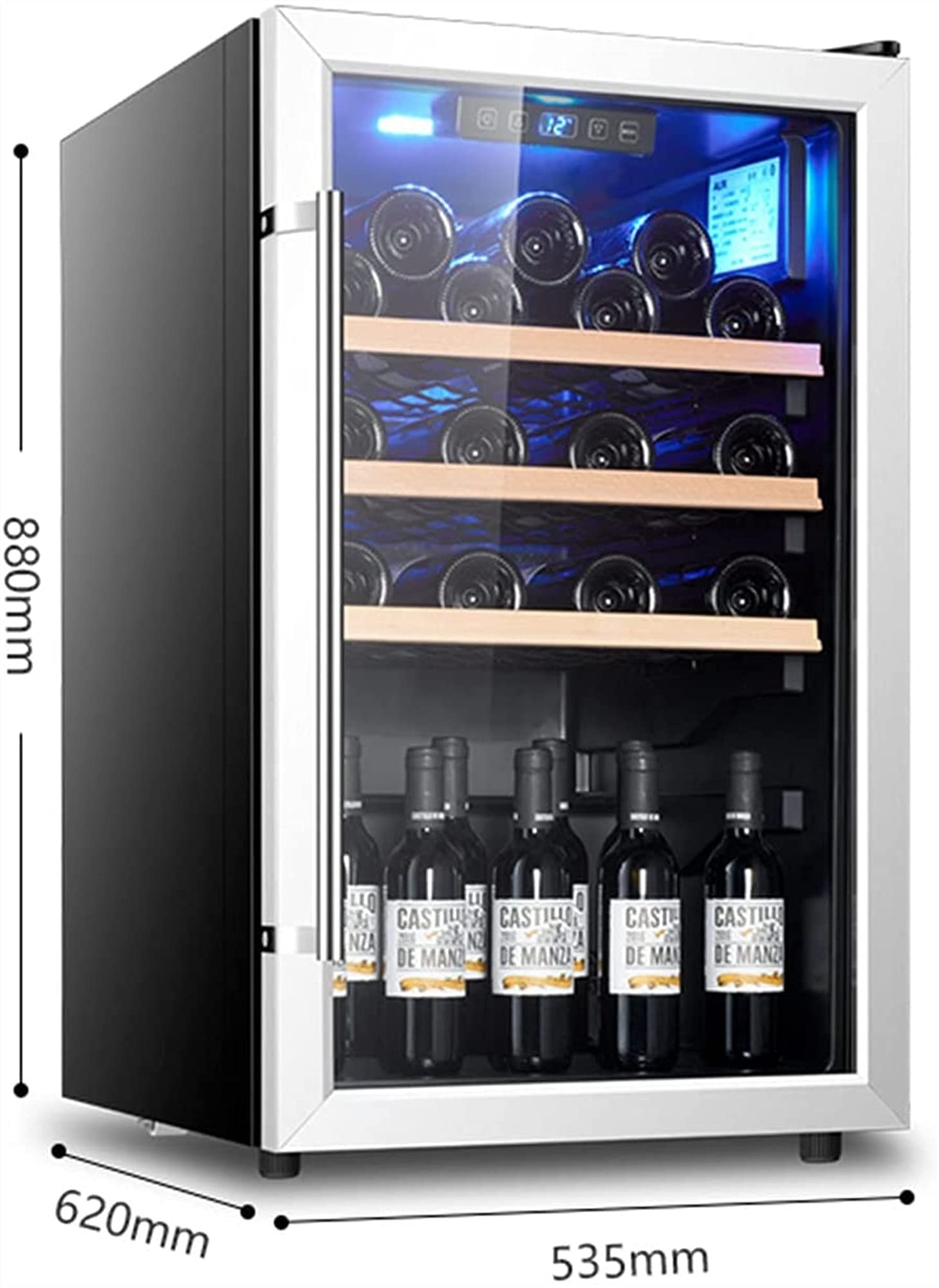 ワインクーラー【冷蔵庫】 冷蔵庫一体型ワインクーラー（SCW-208S）｜A-Stage inc.