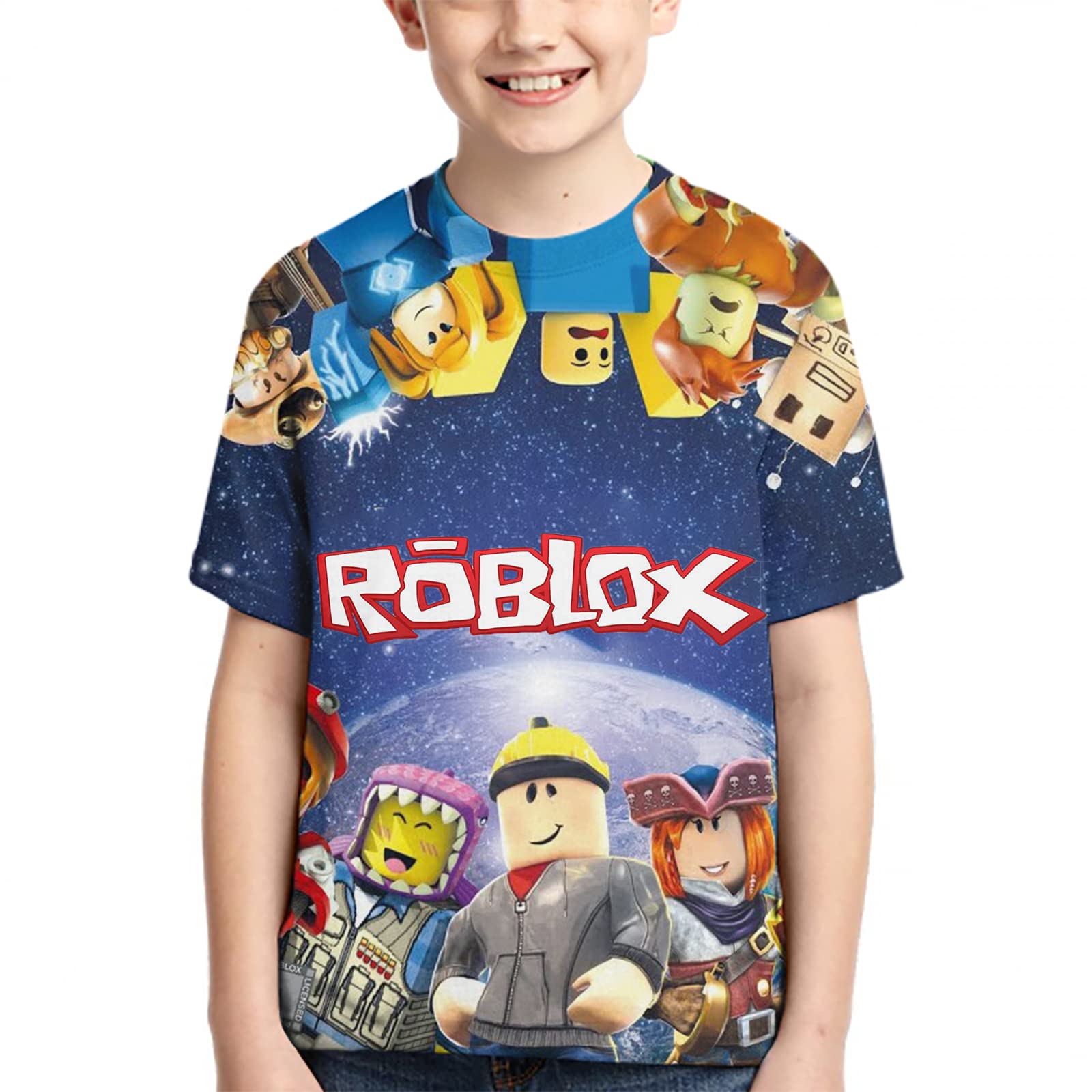 Aiokep Teen Anime T-Shirts, Fashion 3D Printed T-Shirts for Boys and Girls