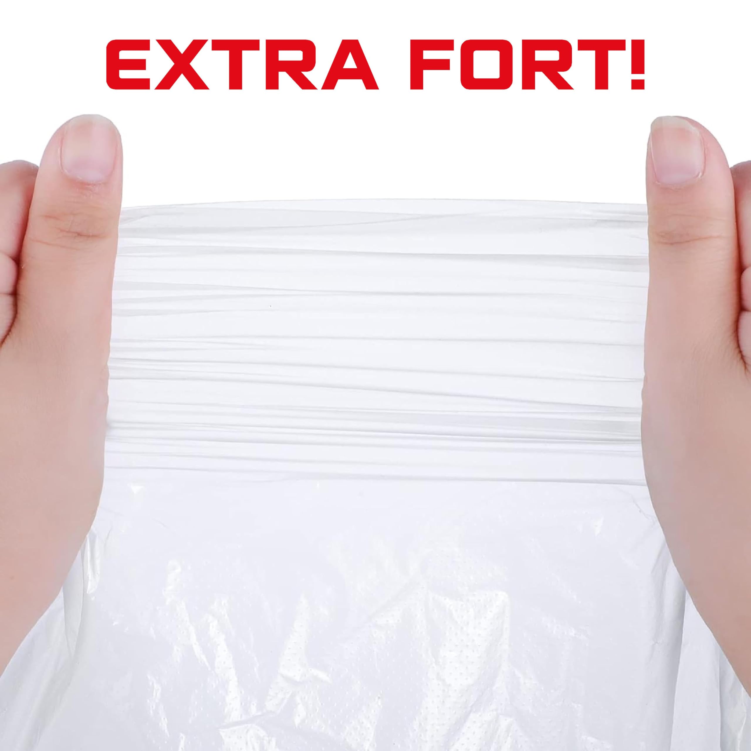 Grandi sacchi per rifiuti, 500 litri, 10 pezzi, sacchi per immondizia molto resistenti, utilizzabili come sacchi per foglie, per rifiuti da giardino e macerie edili.
