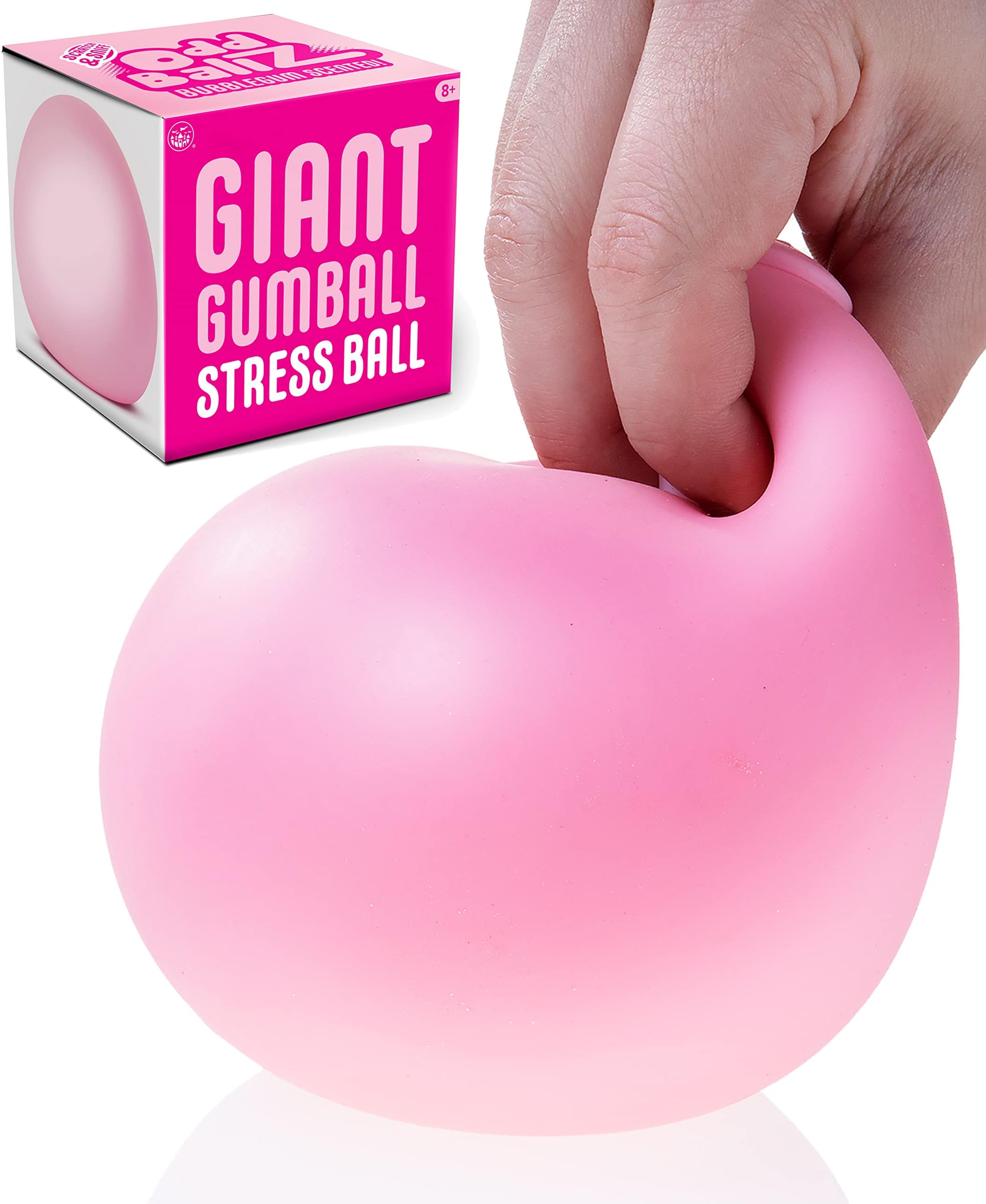 Play Visions Giant Gumball Stress Ball: A supersized stress ball that smells like sweet bubble gum!