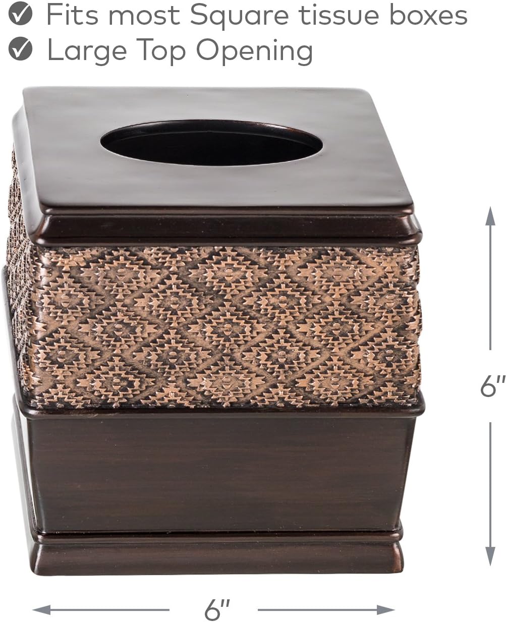 Buy Creative Scents Dublin 6Piece Bathroom Accessories Set, Includes