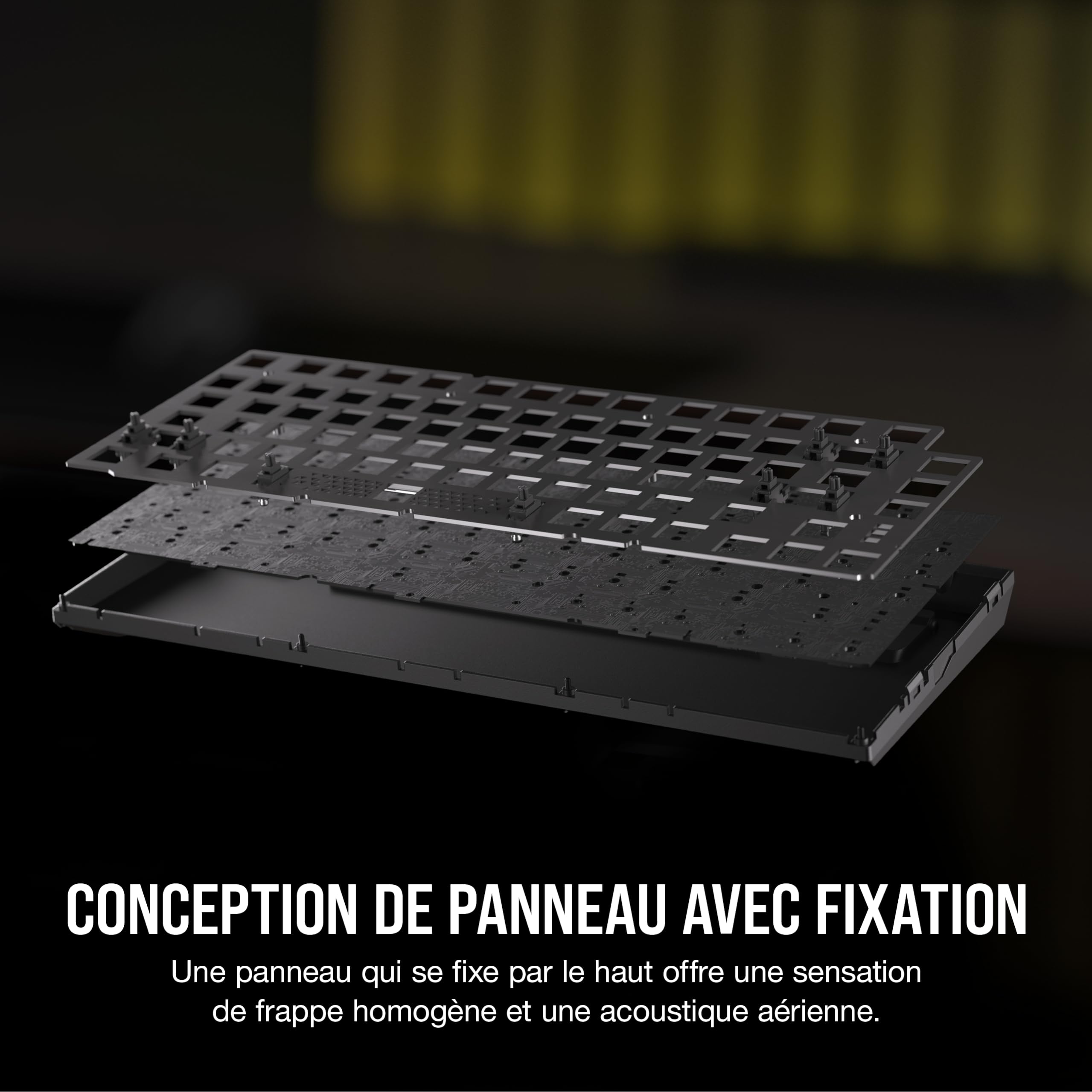 Corsair K65 Plus Wireless 75% RGB Mechanical Gaming Clavier – Noir