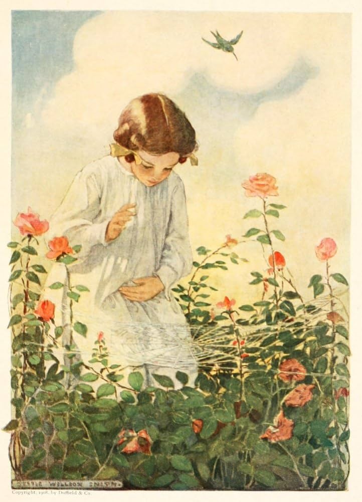Amazon.com: Posterazzi Dream Blocks 1908 In the roses Poster
