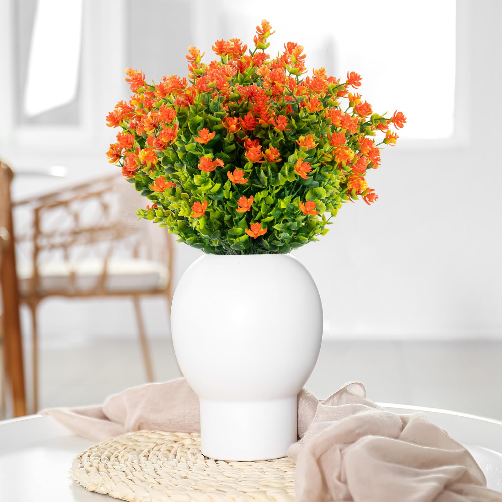 AIOR 10 Bundles Artificial Flowers Artificial Bushes - Image 4