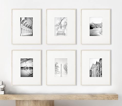 Miniatura 5 de Washington DC Art - Set of 6 Photography Prints - 8X10 inches - Unframed - Black and White Photography featuring the Jefferson Memorial, Washington