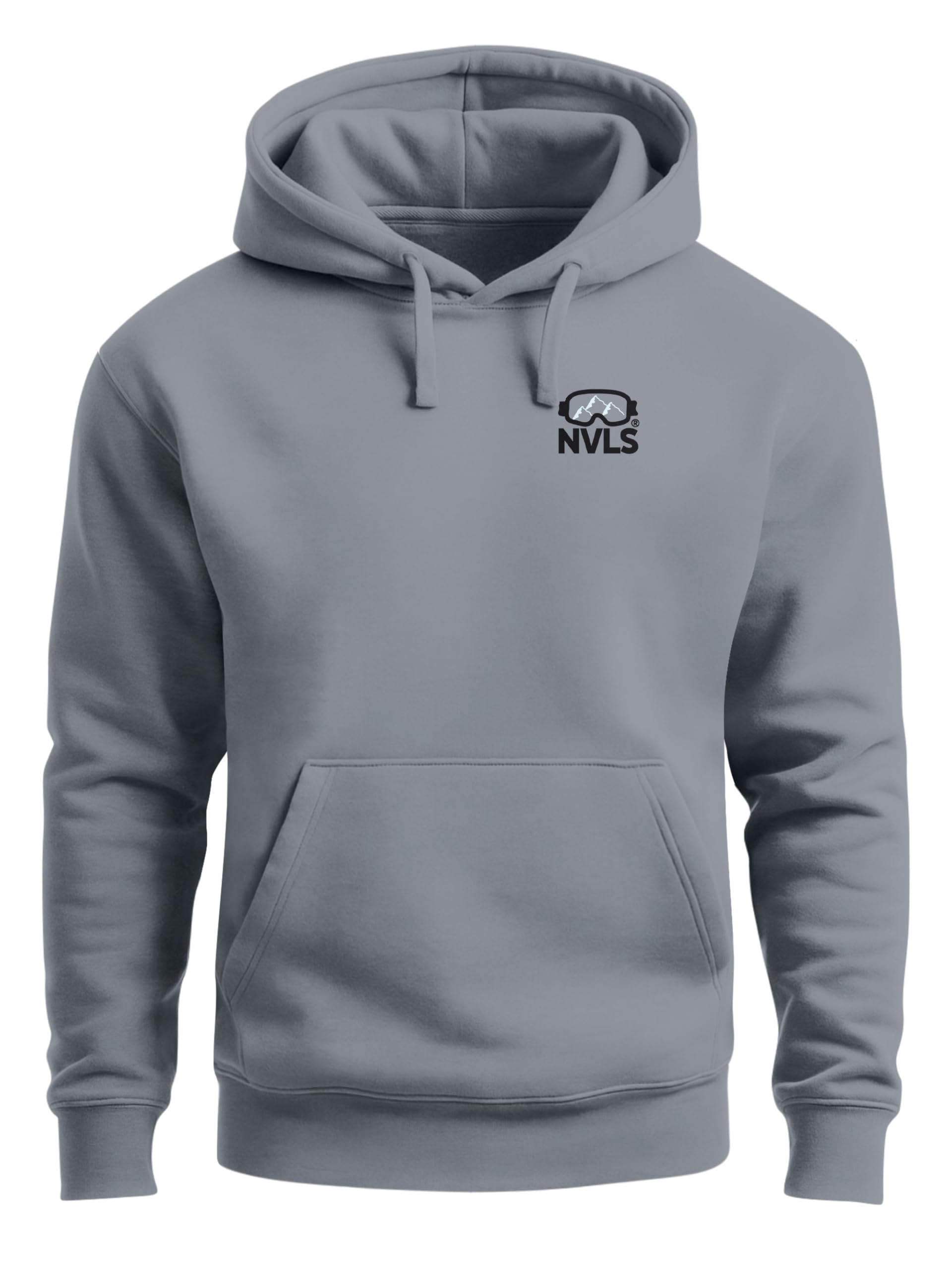 Neverless® Herren Hoodie Backprint Après Ski Social Club Skifahren Snowboarden Kapuzen-Pullover Männer Fashion Streetstyle