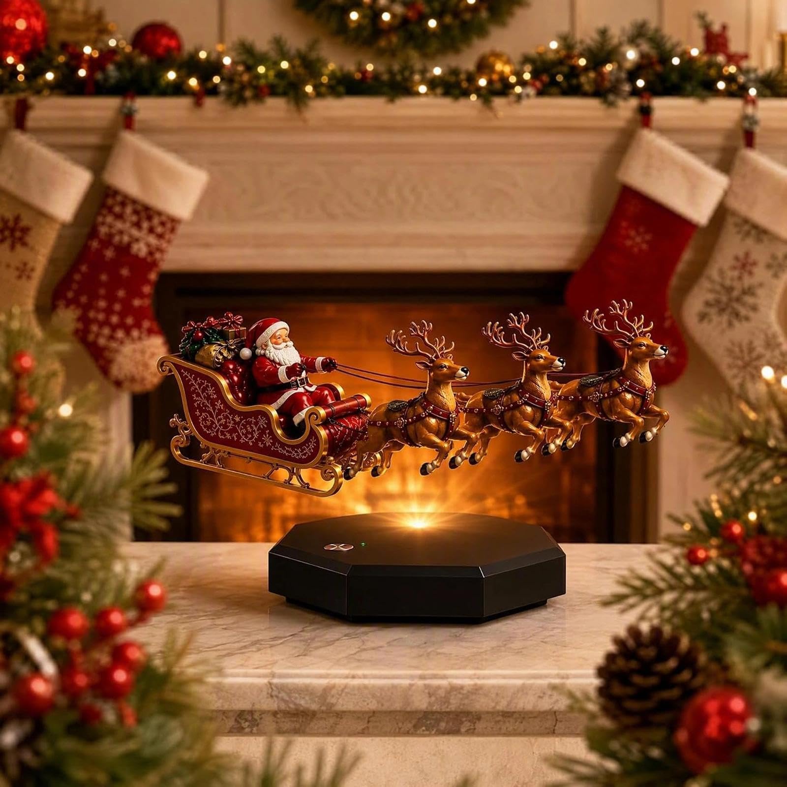 Slitta Di Babbo Natale A Levitazione Magnetica(A)