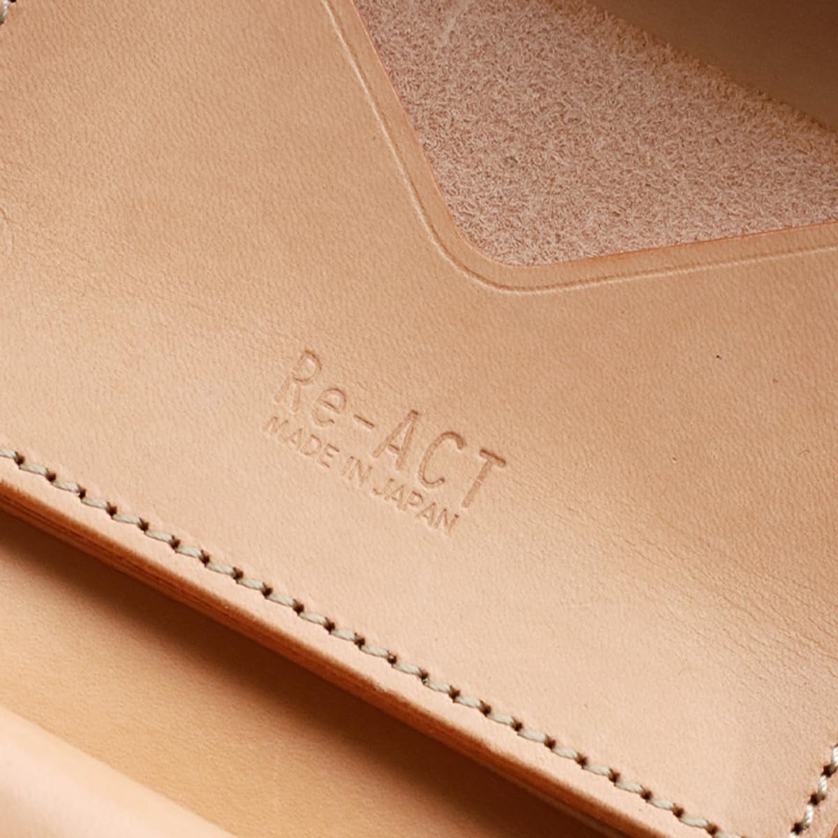 [リアクト] コードバンレザー 三つ折り財布 (小銭入れ付き) メンズ レディース RA2501-004CV ブランド 男性 財布 人気モデル