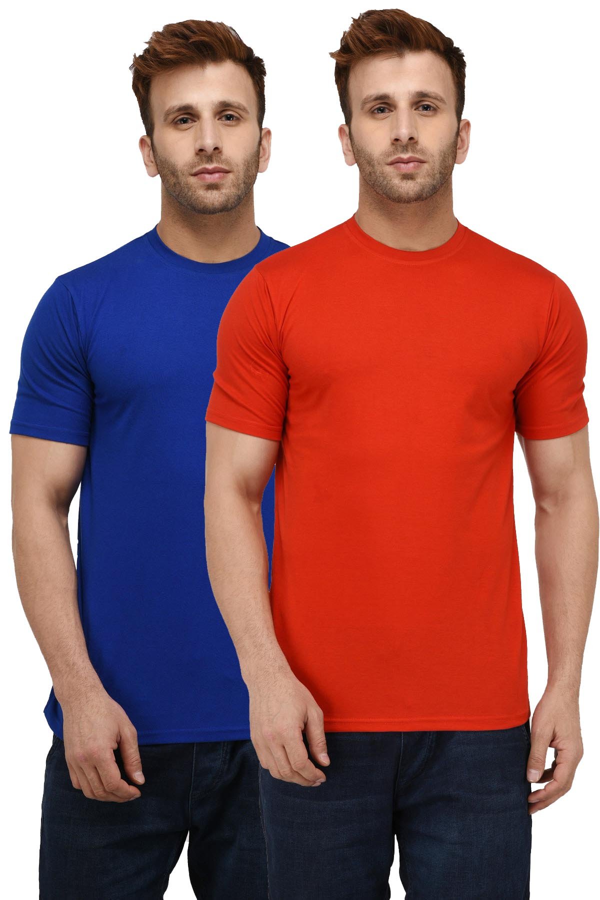 London Hills Solid Cotton Blend Half Sleeve Regular Men Round Neck Tshirts | T Shirt For Man | Tshirt | Shirts Men | Tshirt For Man | T-shirt | T-shirts | Stylish | Gym Wear For Workout | MultiColored