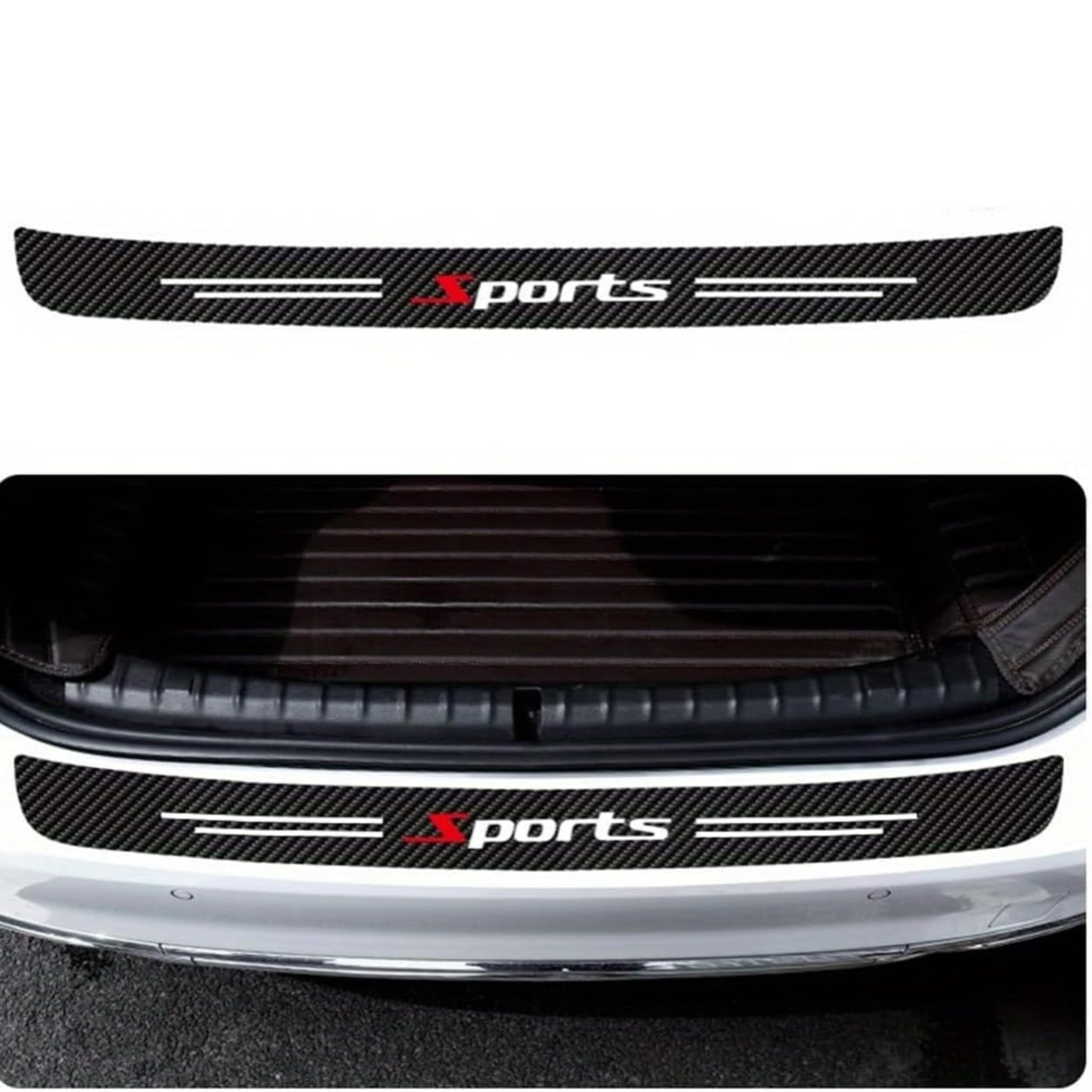 JQOUZHOUQIPEI Car Rear Bumper Protector for Geely EX5 2025+ Boot Edge Guard Scuff Plate Anti-Scratch Stylish Dynamic Thickened