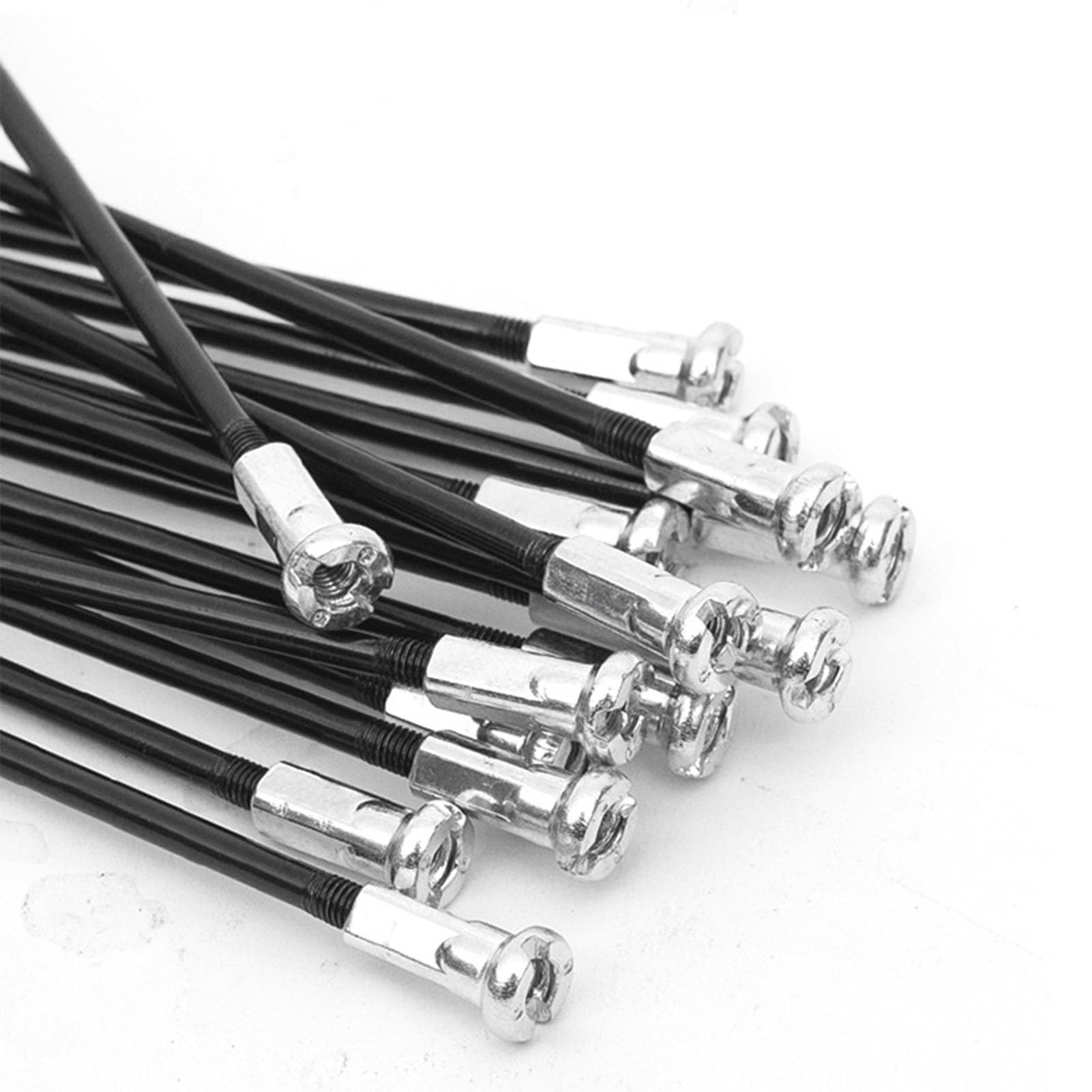 Raggi Per Bicicletta - Set Di Raggi 14G In Acciaio Zincato, Lunghezza 305mm, Capezzoli Inclusi - Per MTB, City Bike E Bici Comuni
