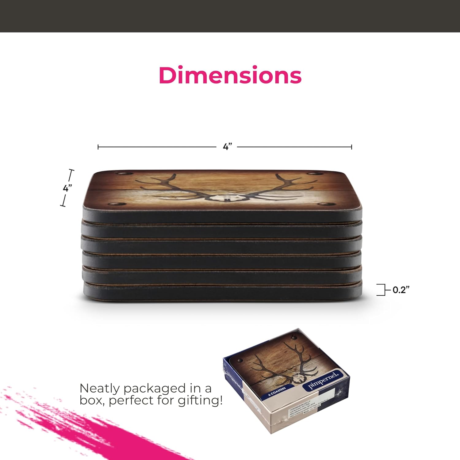 Pimpernel Coasters, Multi - Image 2