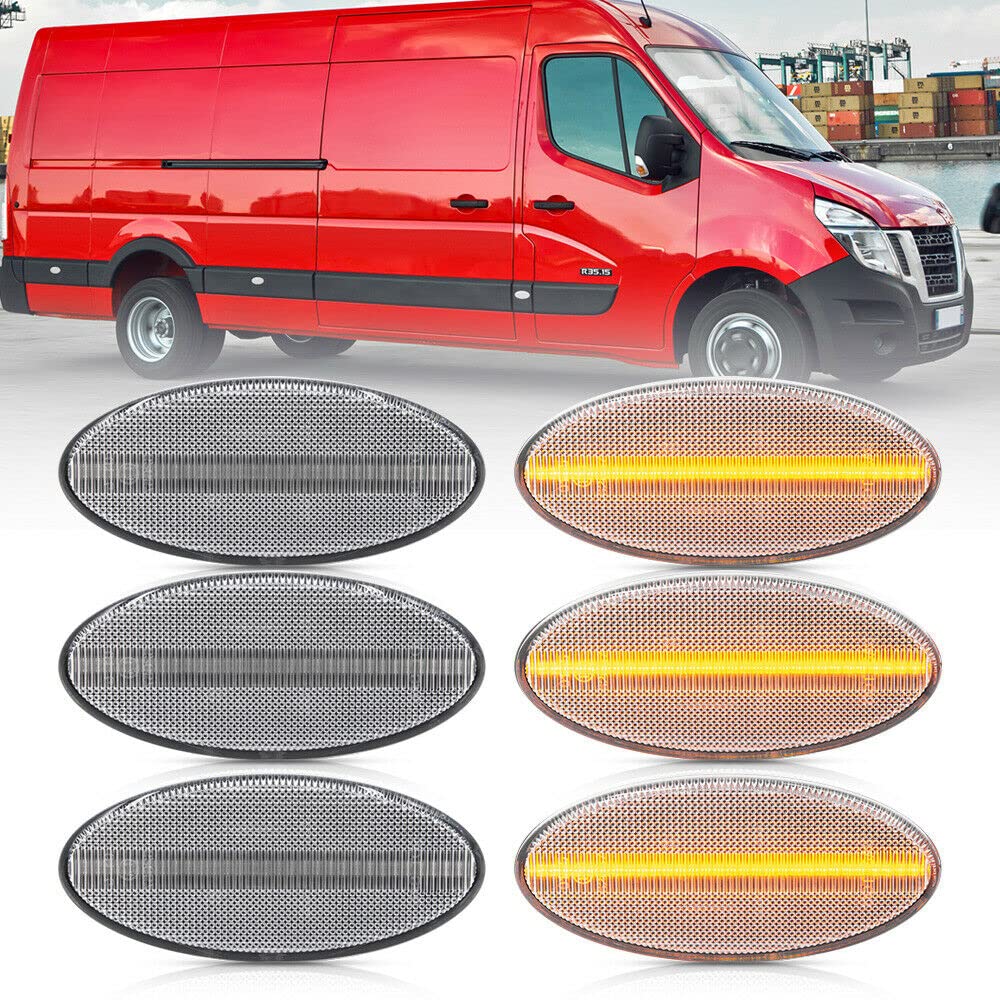 clignotants latéraux LED pour R/enault Master 3 Van avec pour Applicable