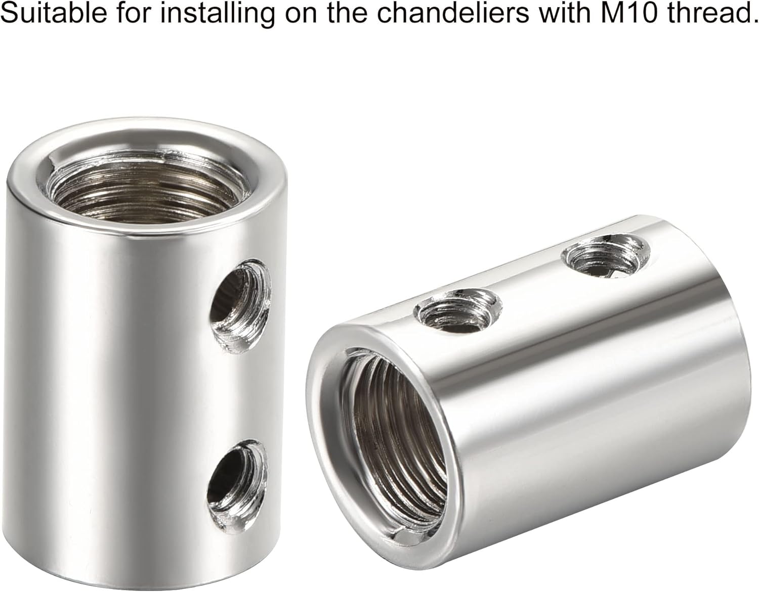 Buy MECCANIXITY Round Coupling Nut M10 M4 Thread Sleeve Stud Rod