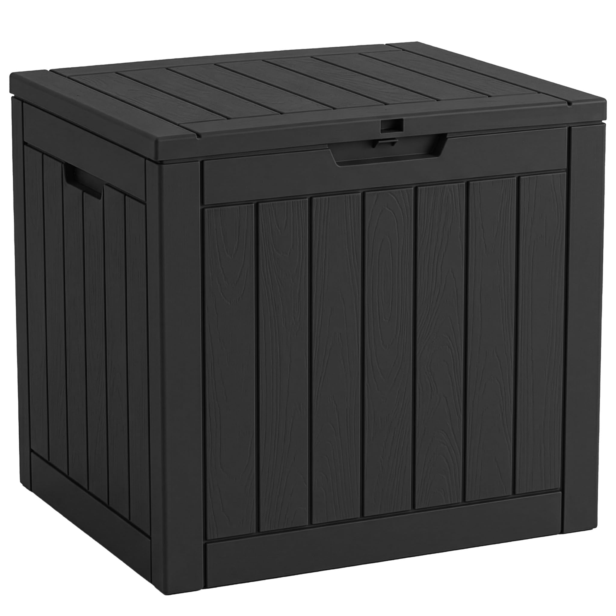KARAT Pudełko do przechowywania, antracytowe, odporne na warunki atmosferyczne, na taras i balkon, 118 l, skrzynia ogrodowa, 56 x 43 x 53 cm (118 l)