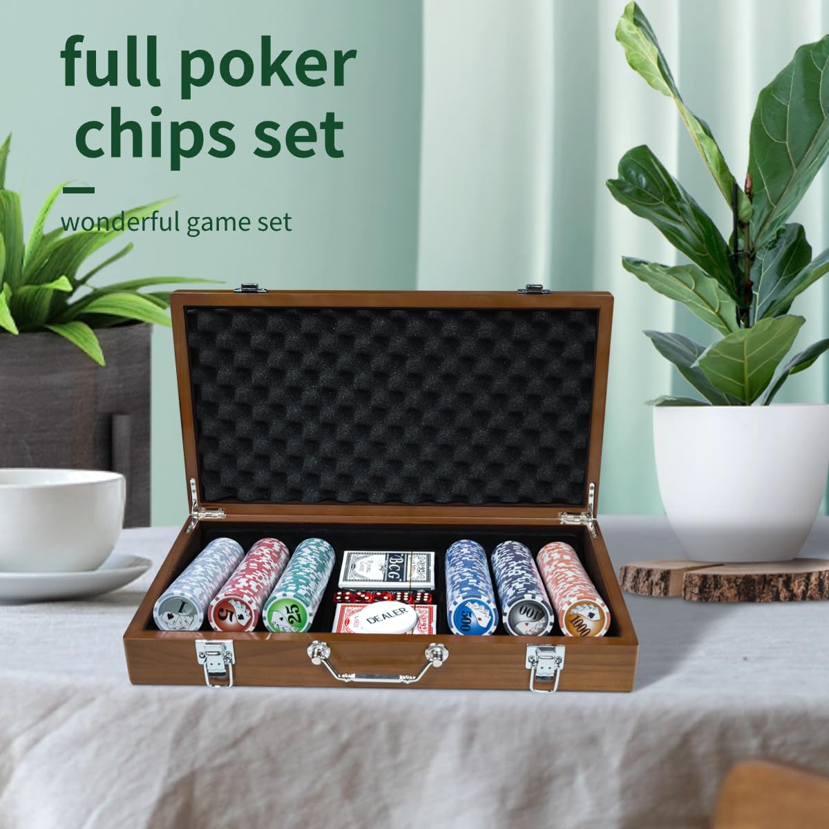 Amazon | MEIOCION ポーカーチップ ゲームセット 番号付き ポーカー