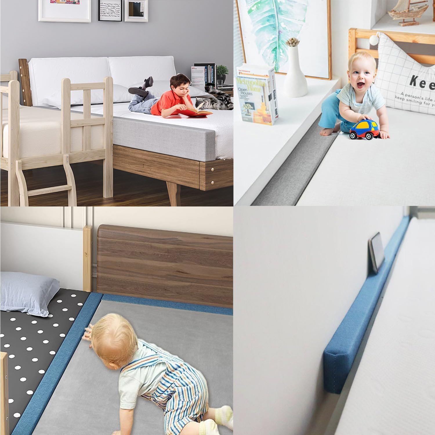 Riempitivo Per Testiera Letto Personalizzabile - Cuscino Per Spazio Tra Materasso E Parete, Lino Lavabile - Foto 13