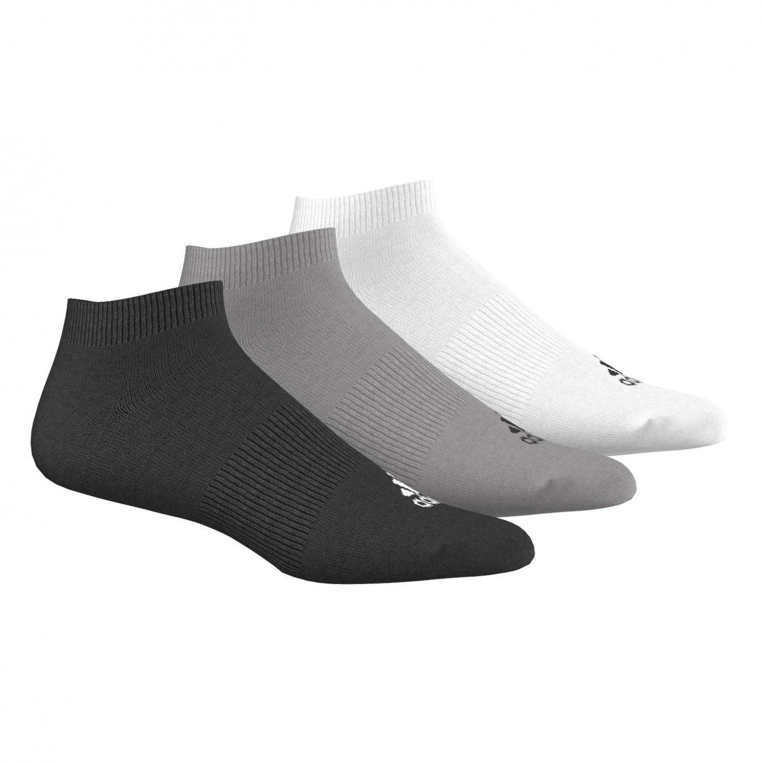 Adidas Performance No-Show Thin 3PP, Calcetines unisex, 3 pares