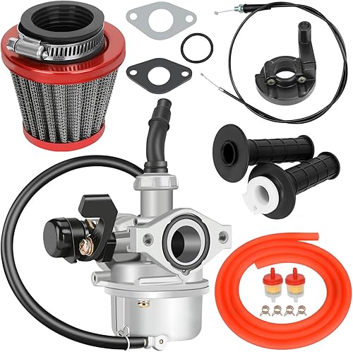 YOXUFA PZ19 Carburador de carbohidratos 78 Twist Acelerador Kit para TaoTao DB10 DB14 DB24 Baja DR70 DR90 Coolster Apollo SSR Xmotos X-Pro Thumpstar