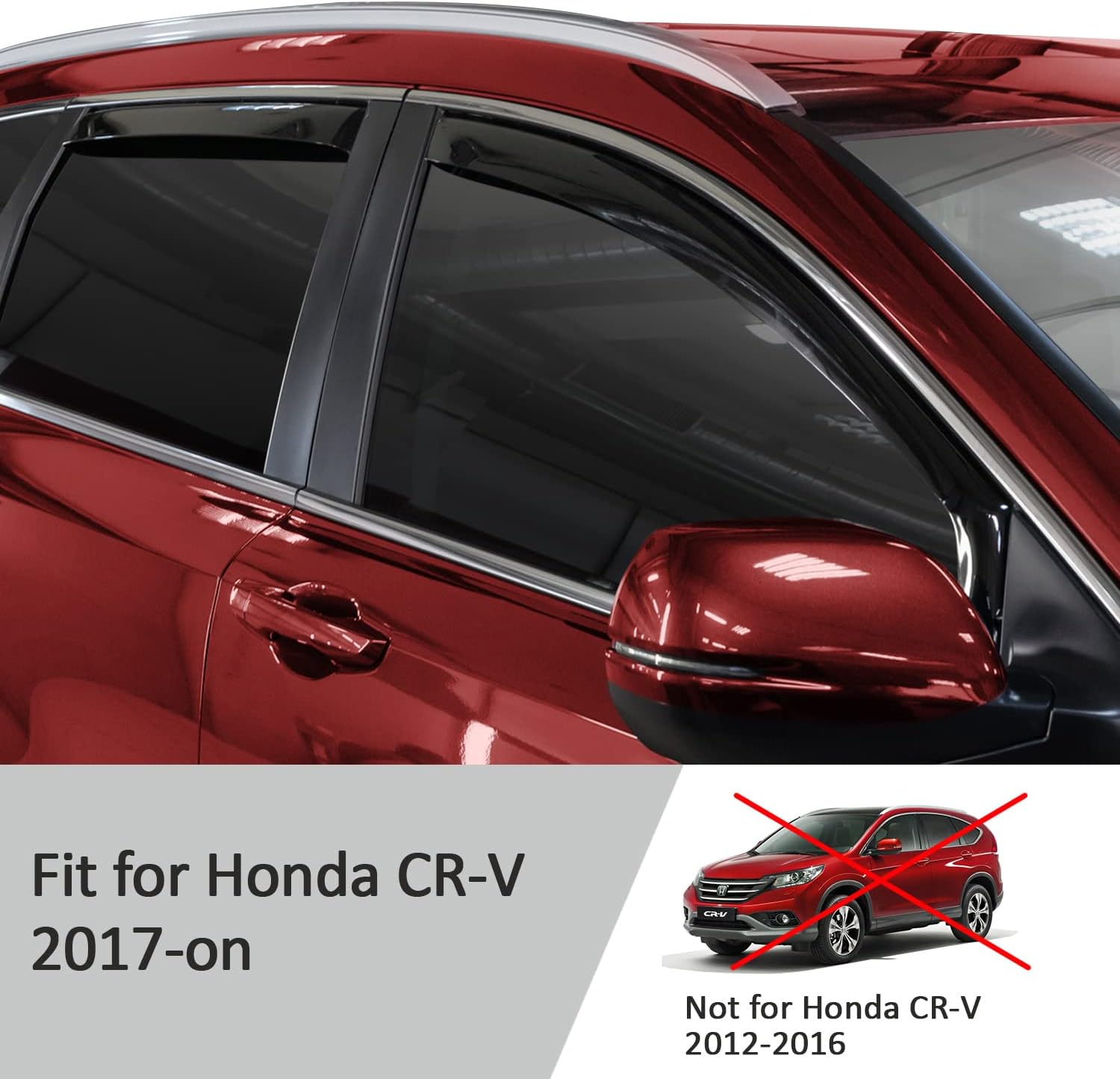 Amazon Com Voron 玻璃通道超耐用防雨罩 適用於honda Cr V Crv 17 22 年 車窗導流板 通風遮陽板 4 件 2150 Everything Else Amazon Com Voron 玻璃通道超耐用防雨罩 適用於honda Cr V Crv 17 22 年 車窗導流板 通風遮陽板 4 件 2150 Everything Else