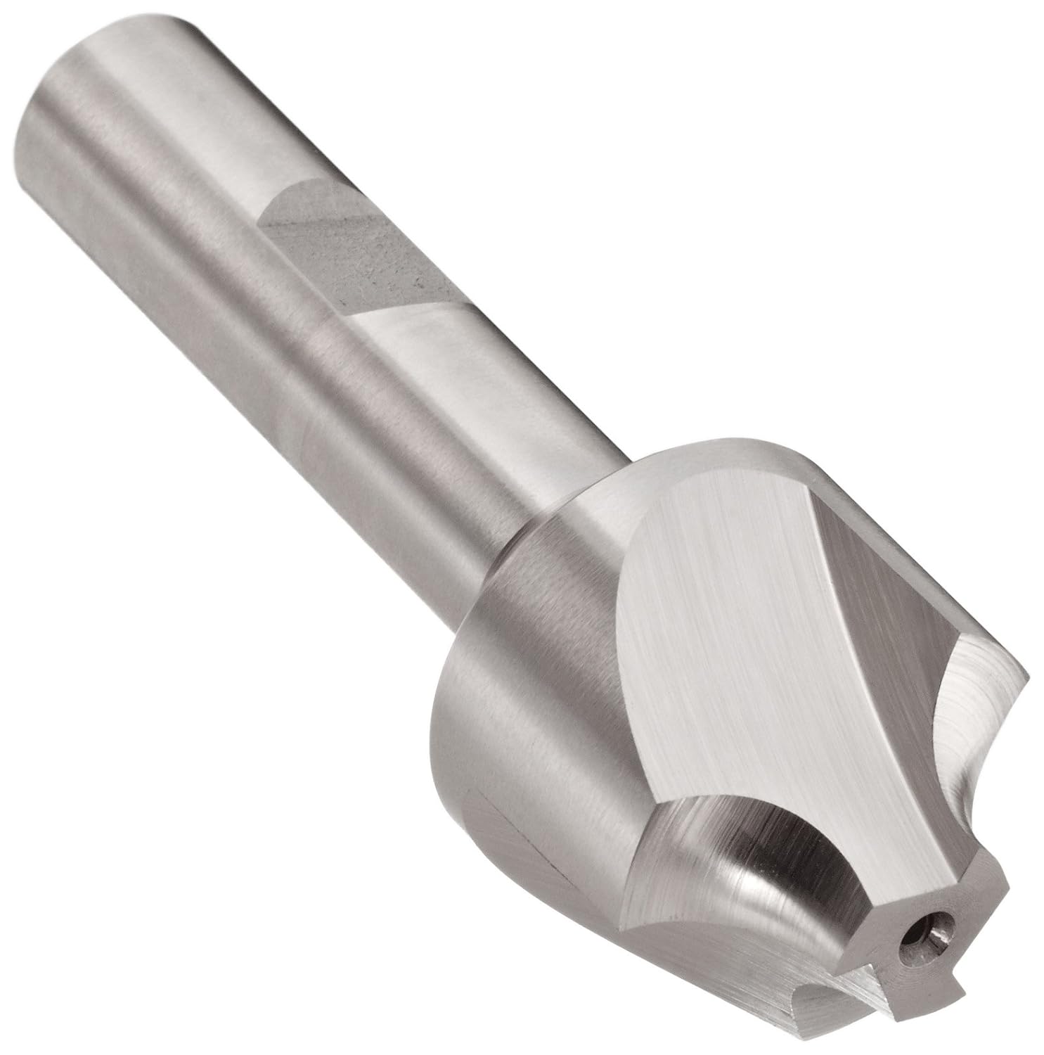 R Cobalt Steel Corner Rounding End Mill, Weldon Shank, Uncoated (Bright) Finish, Non-Center Cutting, 30 Deg Helix, 3 Flutes, 2.8750" Overall Length, 0.6250" Cutting Diameter, 0.625" Shank Diameter