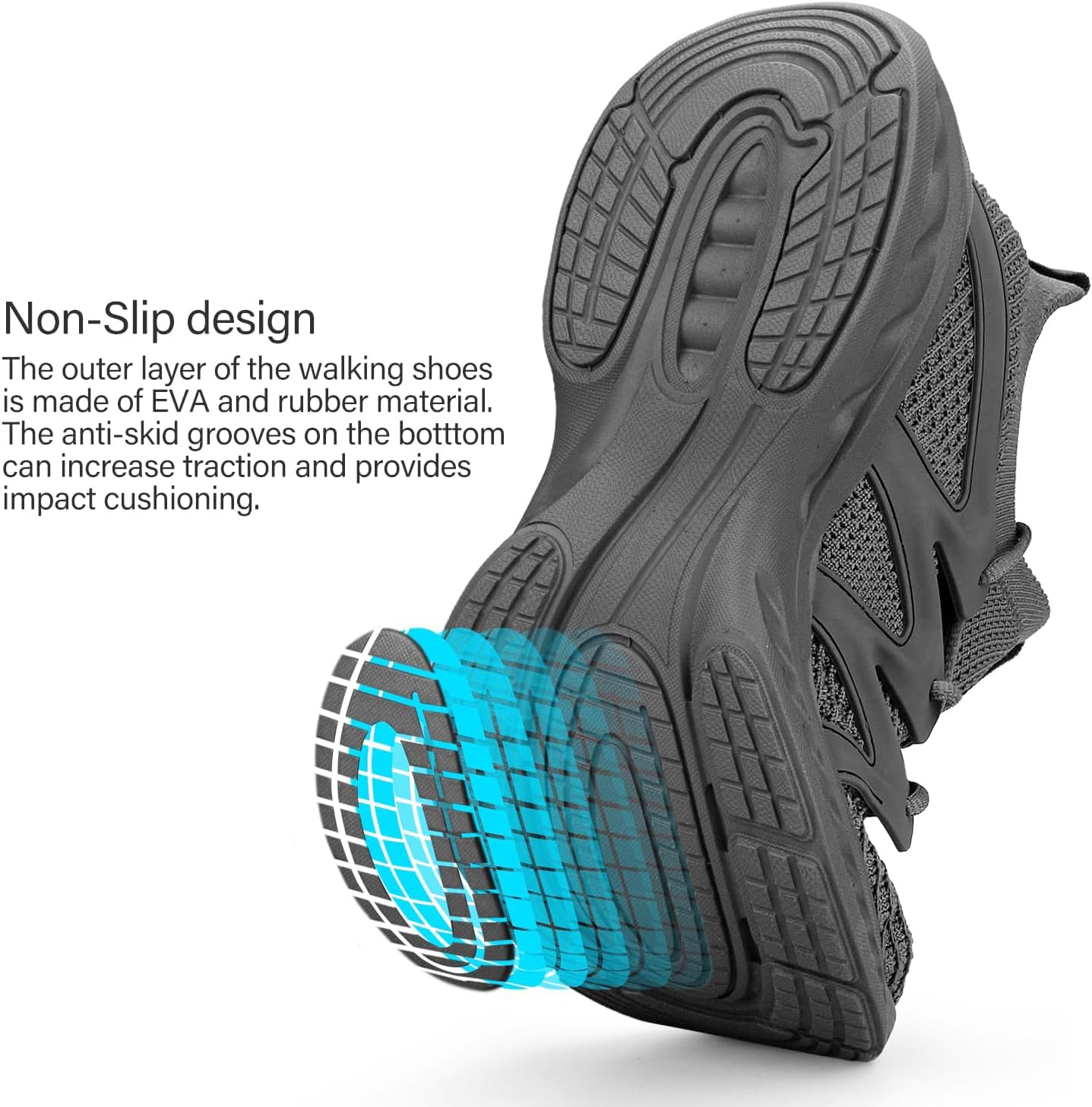 Pujcs Women Shoes Lightweight Tennis Shoes Non Slip Gym Workout Shoes Breathable Mesh Walking Womens Sneakers - Image 4