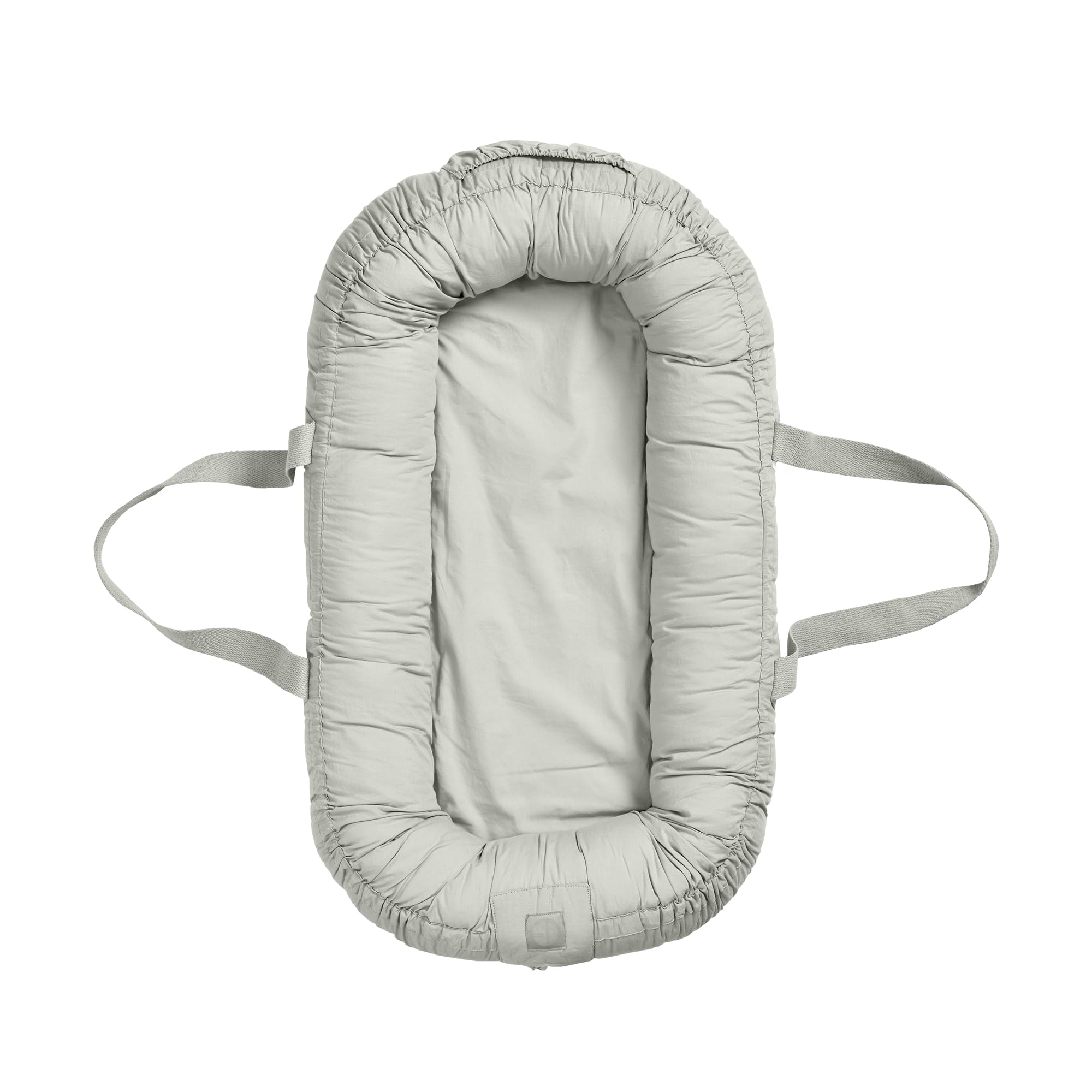 Elodie Details Babynest Kuschelnest Tragbare Babynestchen Neugeborene Kokon für Babys und Säuglinge, Waschbare Reisebett Baby Nestchen 100% Baumwoll 78x45 cm – Mineral Green